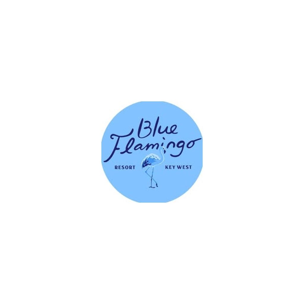 Blue Flamingo Resort logo, Key West, Florida