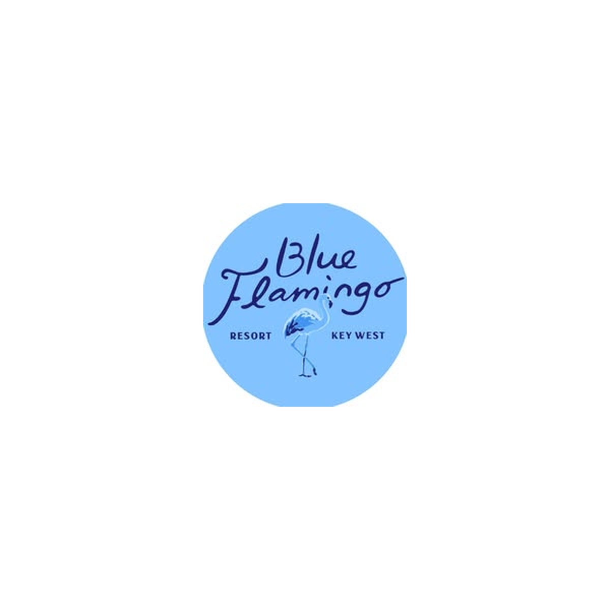 Blue Flamingo Resort logo, Key West, Florida