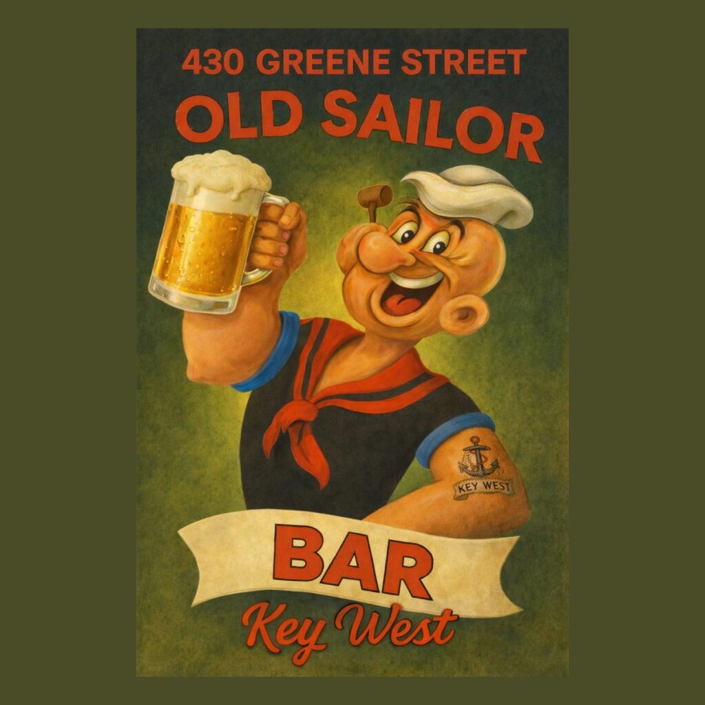 Old Sailor Bar logo, 430 Greene Street, Key West